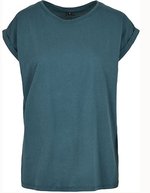 BuildYourBrand T-Shirt mit verlängertem Schulterbereich für Damen, Magic Salvia XL, BY021 – Foglia di te