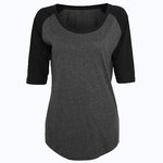 3/4 T-Shirt mit Raglan-Ärmeln für Damen – Bild 1