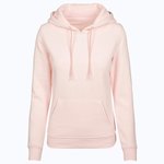 BuildYourBrand Heavy Hoody mit Kängurutasche für Damen, Black XS, BY026 – Pink