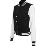 Collegejacke mit gestreiften Ripp-Bündchen für Damen – Bild 5