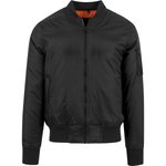 BuildYourBrand Build Your Brand Bomber Jacket Burgundy S (BY030), BY030 – Bild 3