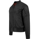 BuildYourBrand Build Your Brand Bomber Jacket Burgundy S (BY030), BY030 – Bild 5