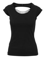 BuildYourBrand T-Shirt mit offenem Rücken für Damen, White XS, BY035 – Bild 2