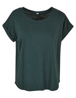 BuildYourBrand Build Your Brand Ladies´ Long Slub Tee Lilac XL (BY036), BY036 – Bottle Green