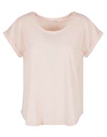 BuildYourBrand Build Your Brand Ladies´ Long Slub Tee Lilac XL (BY036), BY036 – Pink