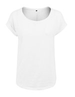 BuildYourBrand Build Your Brand Ladies´ Long Slub Tee Lilac XL (BY036), BY036 – White