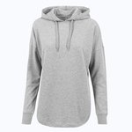 Oversized Hoodie mit abgerundetem Saum – Grey
