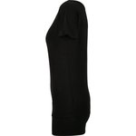 BuildYourBrand Viskose T-Shirt Boatneck-Schnitt für Damen, Black XS, BY040 – Bild 5