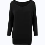 BuildYourBrand Langarm T-Shirt aus Viskose, extra lang, Black XS, BY041 – Bild 3