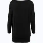 BuildYourBrand Langarm T-Shirt aus Viskose, extra lang, Black XS, BY041 – Bild 4