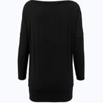 BuildYourBrand Langarm T-Shirt aus Viskose, extra lang, Black XS, BY041 – Bild 4