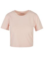 BuildYourBrand Cropped Tee aus Single Jersey für Damen, Grey XS, BY042 – Rosa