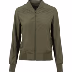 BuildYourBrand Build Your Brand Ladies´ Nylon Bomber Jacket Dark Olive M (BY044), BY044 – Bild 3