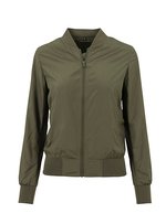 Damen Bomberjacke Nylon – Dark Olive
