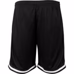 BuildYourBrand Pantaloncini Mesh bicolore con spacco laterale, Black/Black S, BY047 – immagine 3