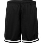 BuildYourBrand Zwei-Ton Mesh-Shorts mit Seiteneinschnitt, Black/Black S, BY047 – Bild 4