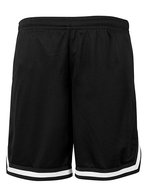 BuildYourBrand Zwei-Ton Mesh-Shorts mit Seiteneinschnitt, Black/Black S, BY047 – Bild 2