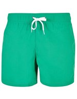 BuildYourBrand Nylon Badehosen mit Taschen und Futter, Black XS, BY050 – Forest Green