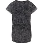Acid Washed T-Shirt mit Schulterdetails für Damen – Bild 4