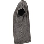 Acid Washed T-Shirt mit Schulterdetails für Damen – Bild 5