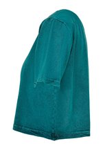 Verwaschenes Damen Crop T-Shirt Baumwolle – Bild 5