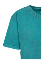 Verwaschenes Damen Crop T-Shirt Baumwolle – Bild 7