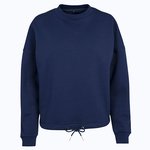 Oversize Sweatshirt mit Tunnelzug – Light Navy