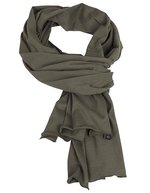 BuildYourBrand Jersey Schal aus 100% Baumwolle – Olive