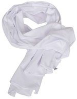 BuildYourBrand Jersey Schal aus 100% Baumwolle – White
