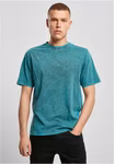 BuildYourBrand Acid Washed T-Shirt Regular Fit Cotton, Teal Black S, BY070 – image 2