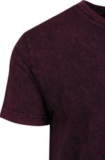 BuildYourBrand Acid Washed T-Shirt Regular Fit Baumwolle, Teal Black S, BY070 – Bild 5