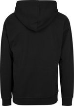 BuildYourBrand Oversize Hoody mit Kordelzug und Rippbündchen, Black S, BY074 – Bild 4