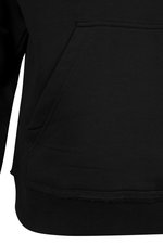 BuildYourBrand Oversize Hoody mit Kordelzug und Rippbündchen, Black S, BY074 – Bild 5