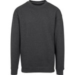 Sweat Crewneck mit übergeschnittenen Schultern – Burgundy