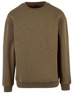 BuildYourBrand Sweat Crewneck mit übergeschnittenen Schultern, U. Beige L, BY075 – Olive