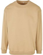 Sweat Crewneck mit übergeschnittenen Schultern – U. Beige