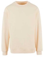 BuildYourBrand Sweat Crewneck mit übergeschnittenen Schultern, U. Beige L, BY075 – White Sand