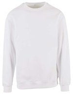BuildYourBrand Sweat Crewneck mit übergeschnittenen Schultern, U. Beige L, BY075 – White