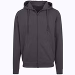 Sweatshirt-Jacke Terry mit Kapuze – Charcoal (Heather)