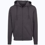 Sweatshirt-Jacke Terry mit Kapuze – Charcoal (Heather)