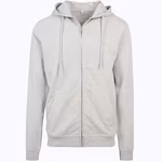 Sweatshirt-Jacke Terry mit Kapuze – Heather Grey