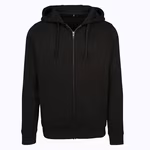 Merch Zip Hoody – Black