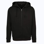 Merch Zip Hoody – Black
