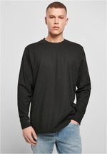 Langarmshirt mit Ripp-Bündchen Baumwolle – Bild 1