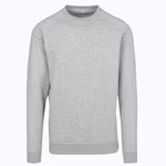 Rundhalsausschnitt Sweatshirt Raglan – Heather Grey