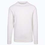 Rundhalsausschnitt Sweatshirt Raglan – White