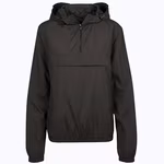 BuildYourBrand Basic Pull Over Jacke, Kapuze für Damen – Black