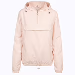 BuildYourBrand Basic Pull Over Jacke, Kapuze für Damen – Light Pink
