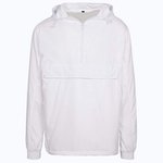 BuildYourBrand Basic Pull Over Jacke mit Kapuze, Black S, BY096 – White