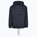 Sweat Pull Over Hoody mit Brusttasche – Navy